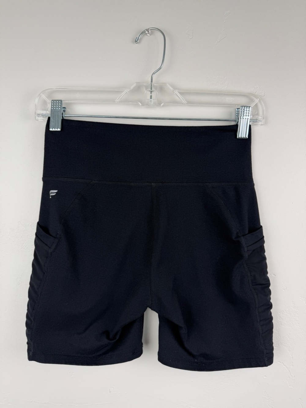 Fabletics Black Athletic Shorts with Side Pockets